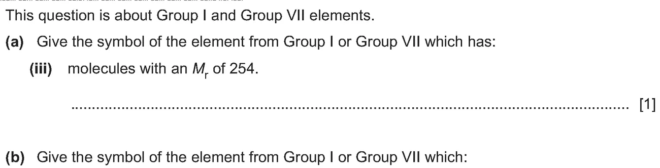 Checkpoint quiz written question 1 (a)(iii)