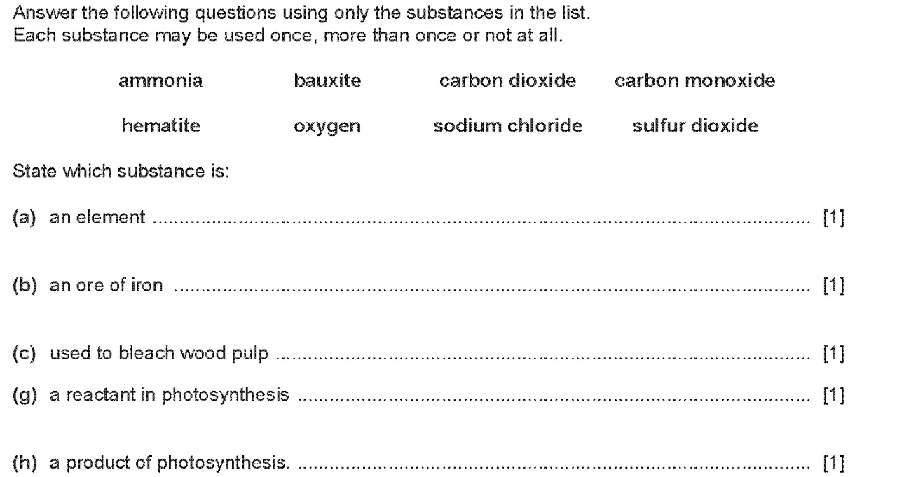 Checkpoint quiz written question 2 (g)