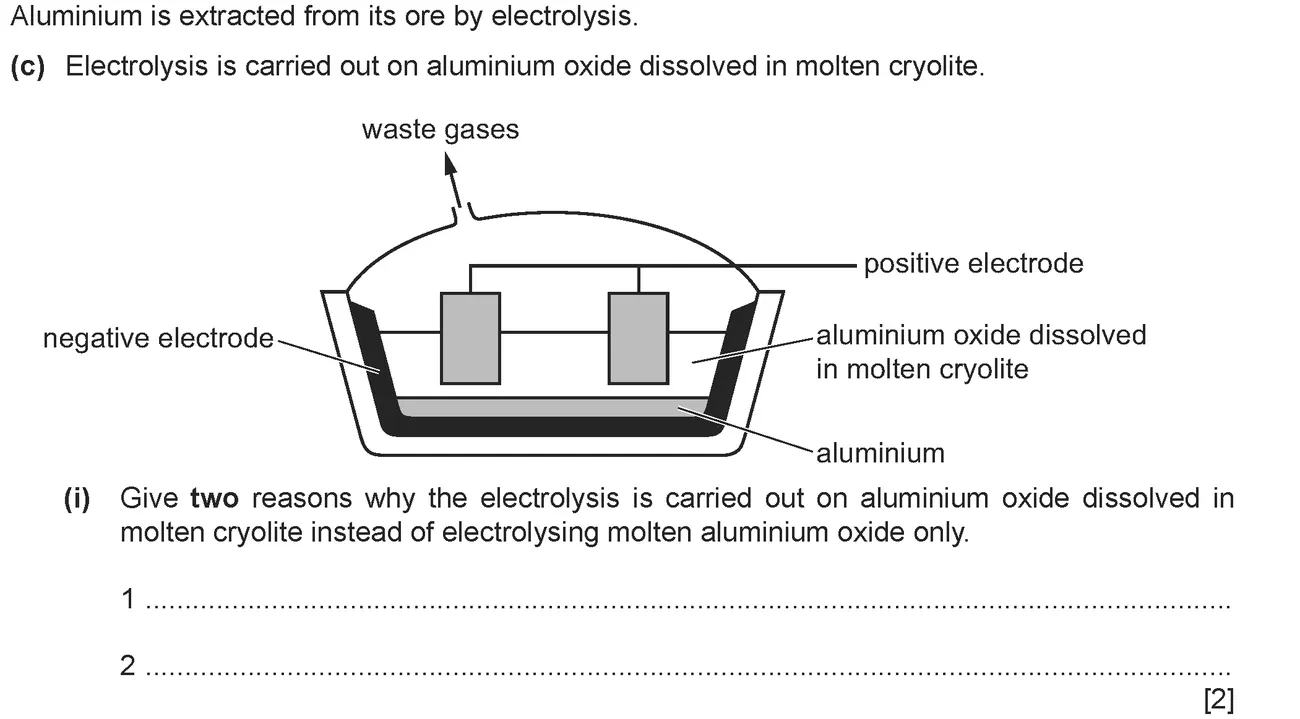 Checkpoint quiz written question 8 (c)(i)