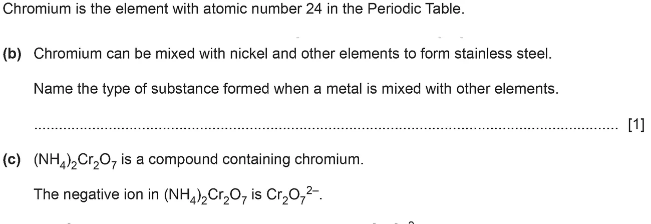 Checkpoint quiz written question 7 (b)