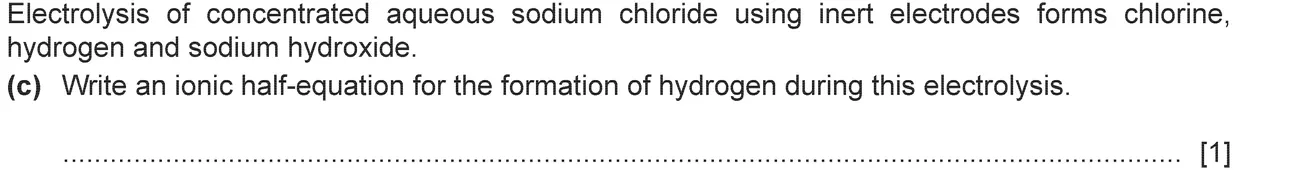 Checkpoint quiz written question 1 (c)