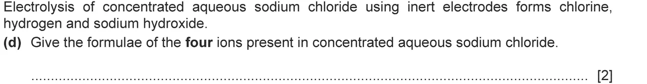 Checkpoint quiz written question 1 (d)