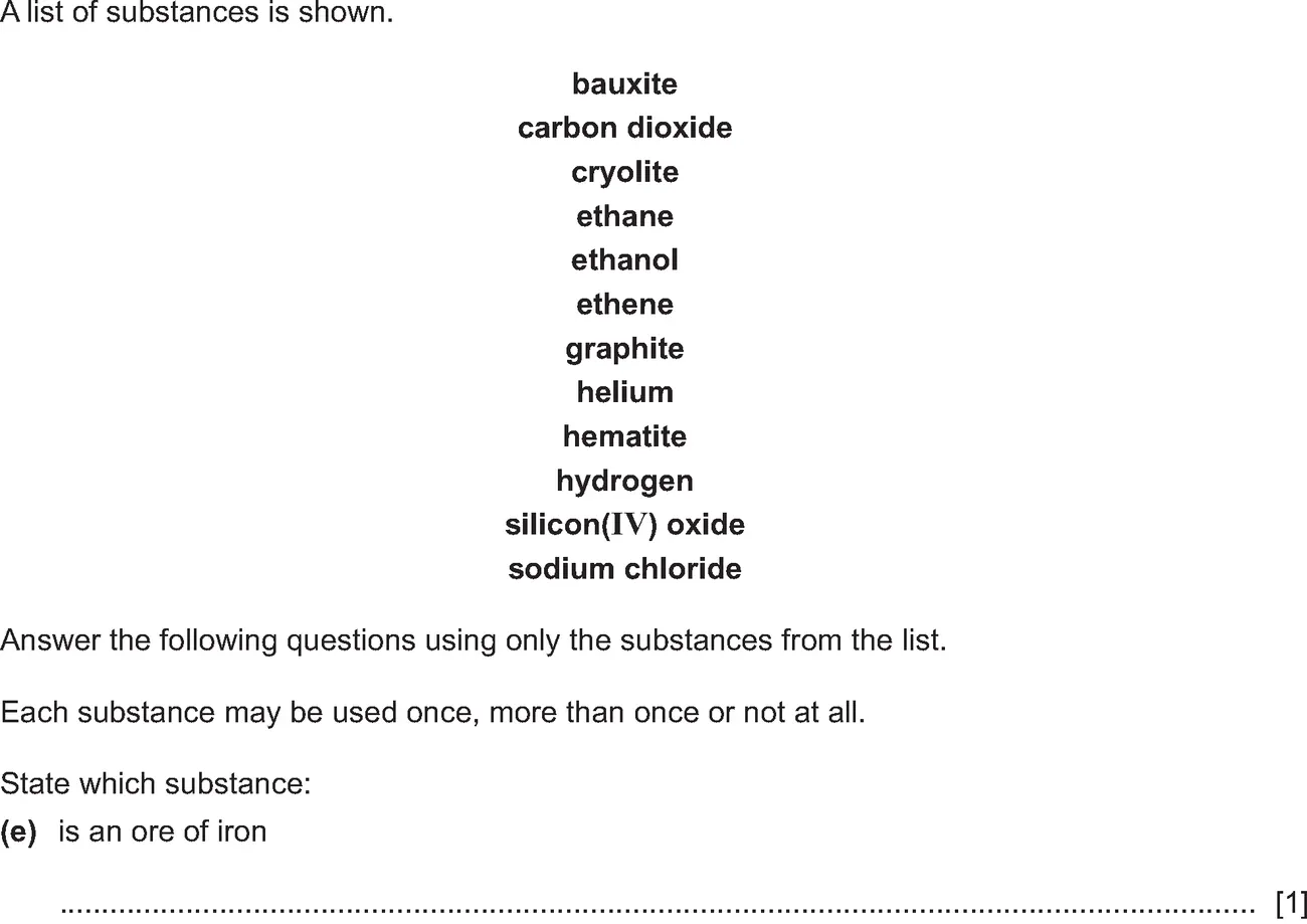 Checkpoint quiz written question 4 (e)