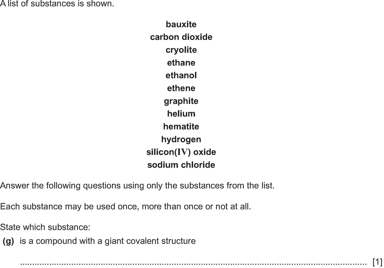Checkpoint quiz written question 4 (g)