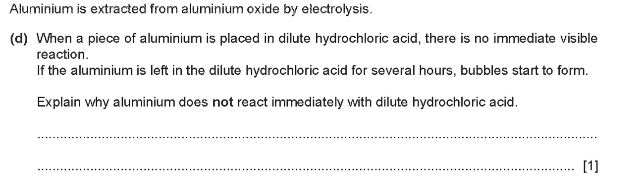 Checkpoint quiz written question 6