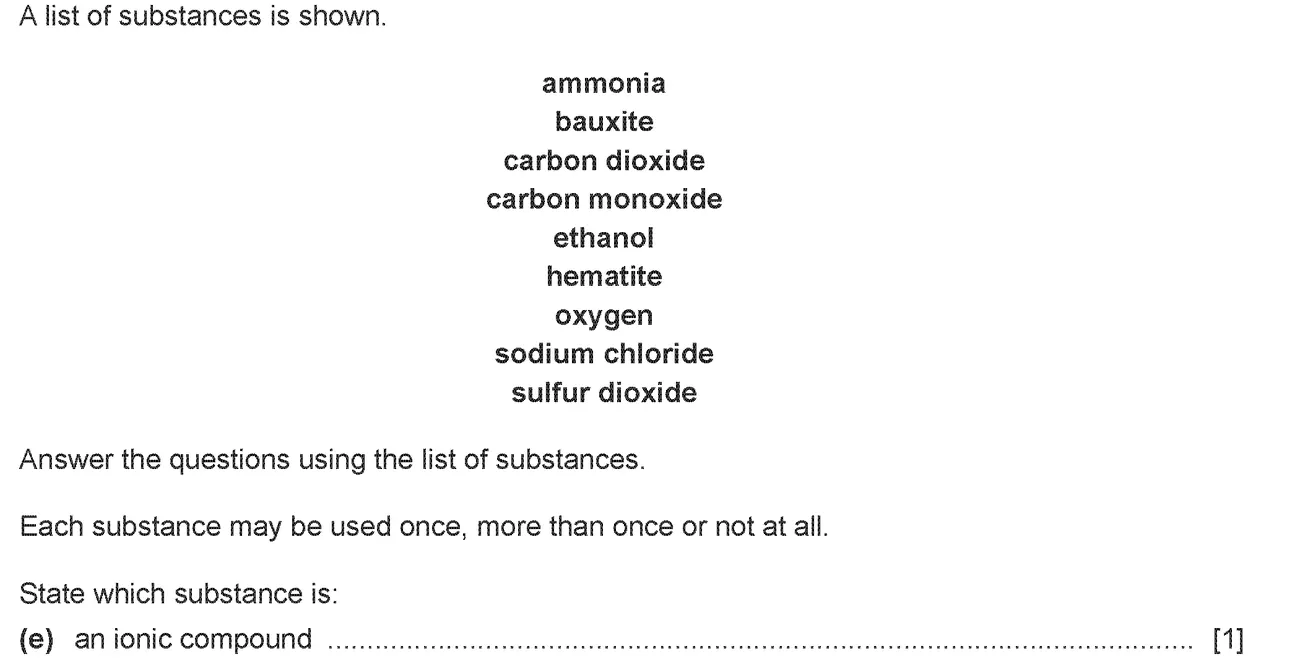 Checkpoint quiz written question 3 (e)