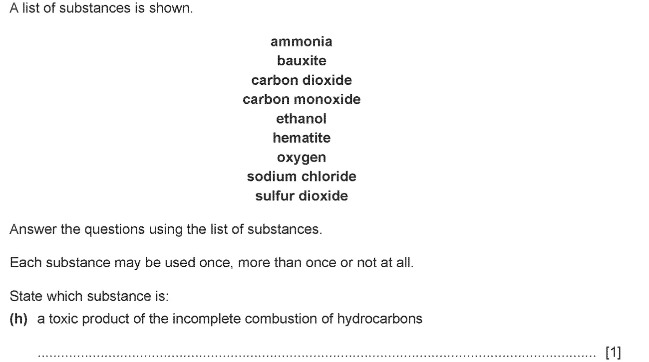 Checkpoint quiz written question 3 (h)