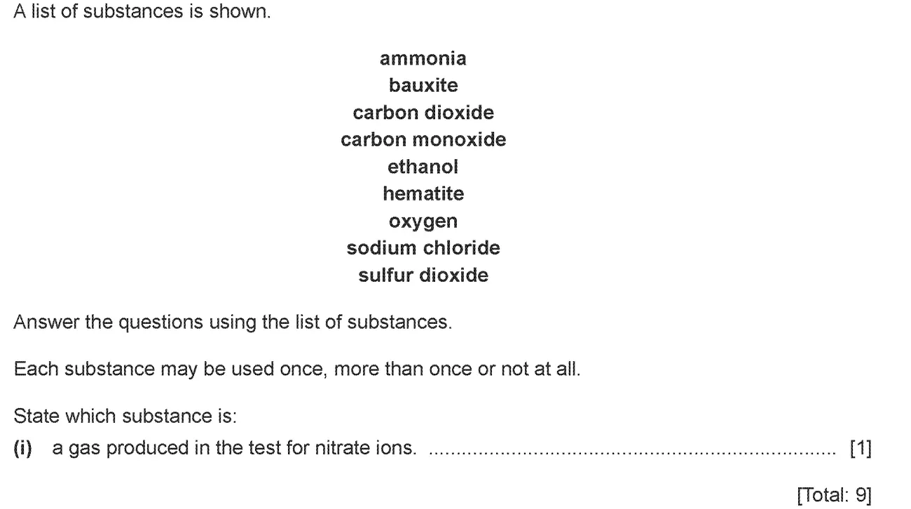 Checkpoint quiz written question 3 (i)
