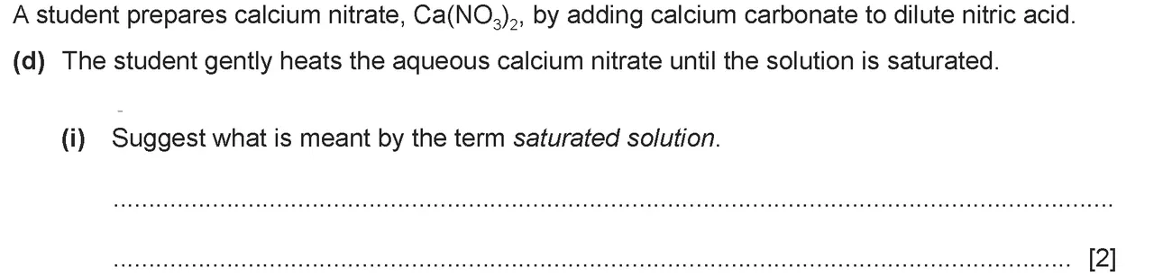 Checkpoint quiz written question 3 (d)(i)