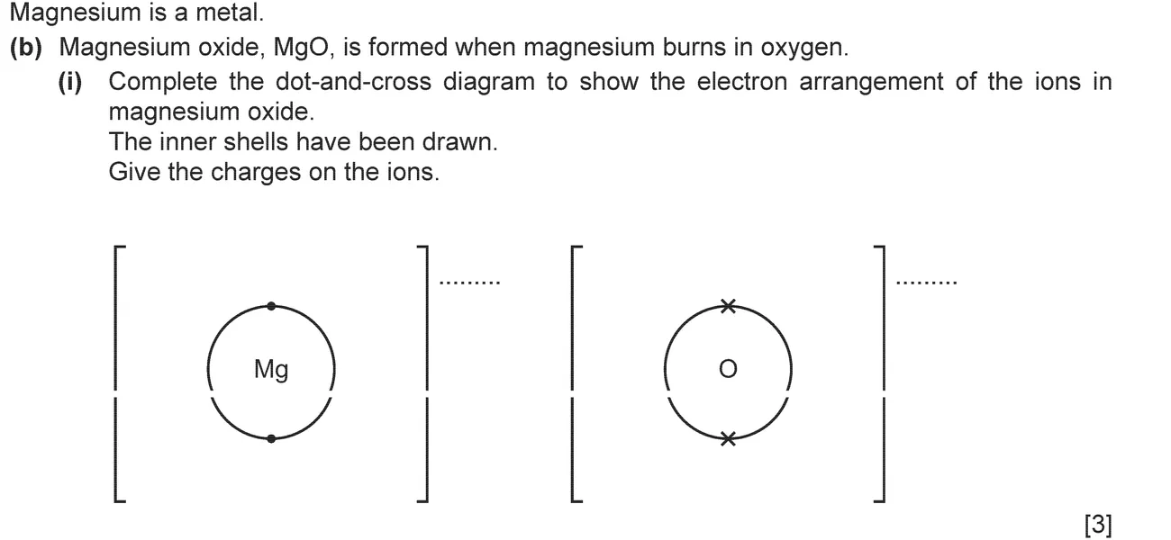 Checkpoint quiz written question 3 (b)(i)