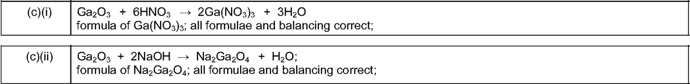 Answer to written question 2 (c)(i)
