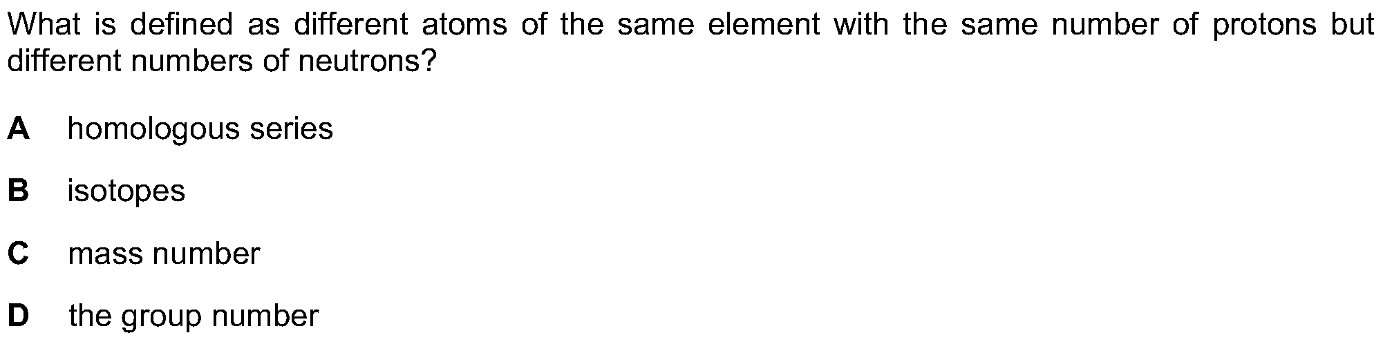 Question 1