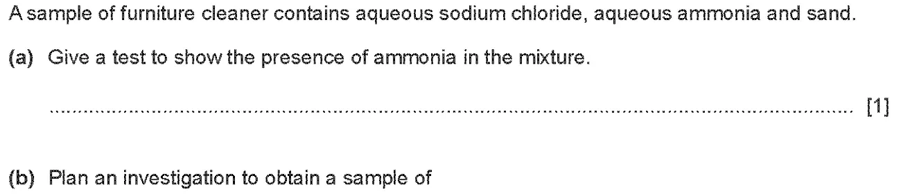 Checkpoint quiz written question 2 (a)
