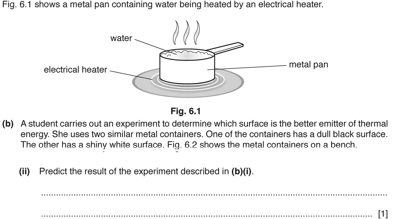 Checkpoint quiz written question 1 (b)(ii)