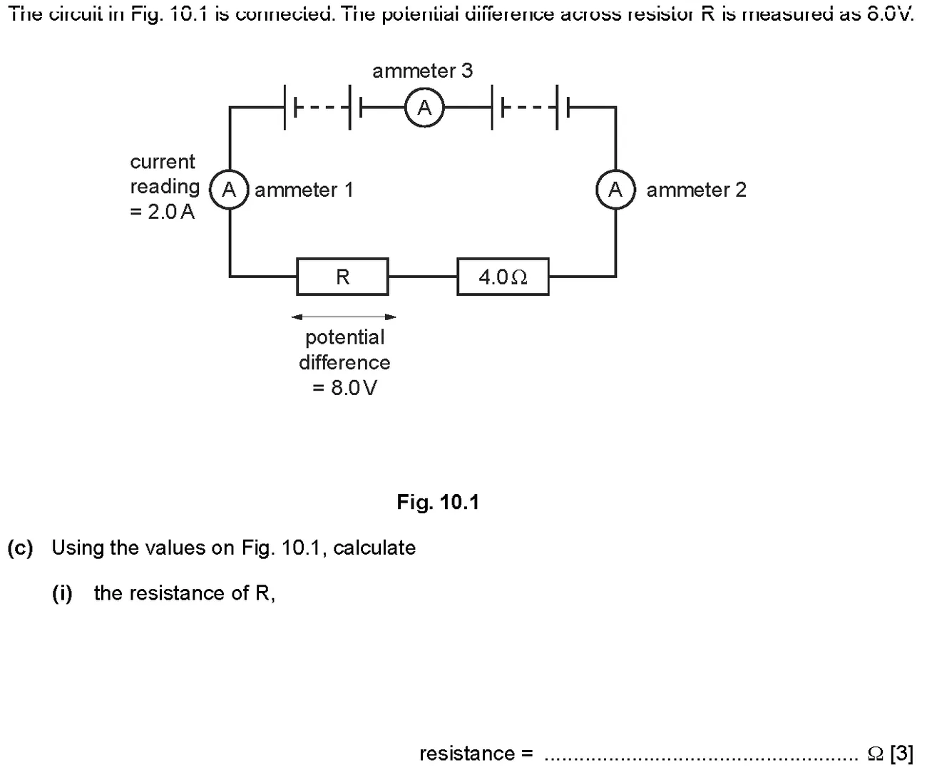 Checkpoint quiz written question 15 (c)(i)