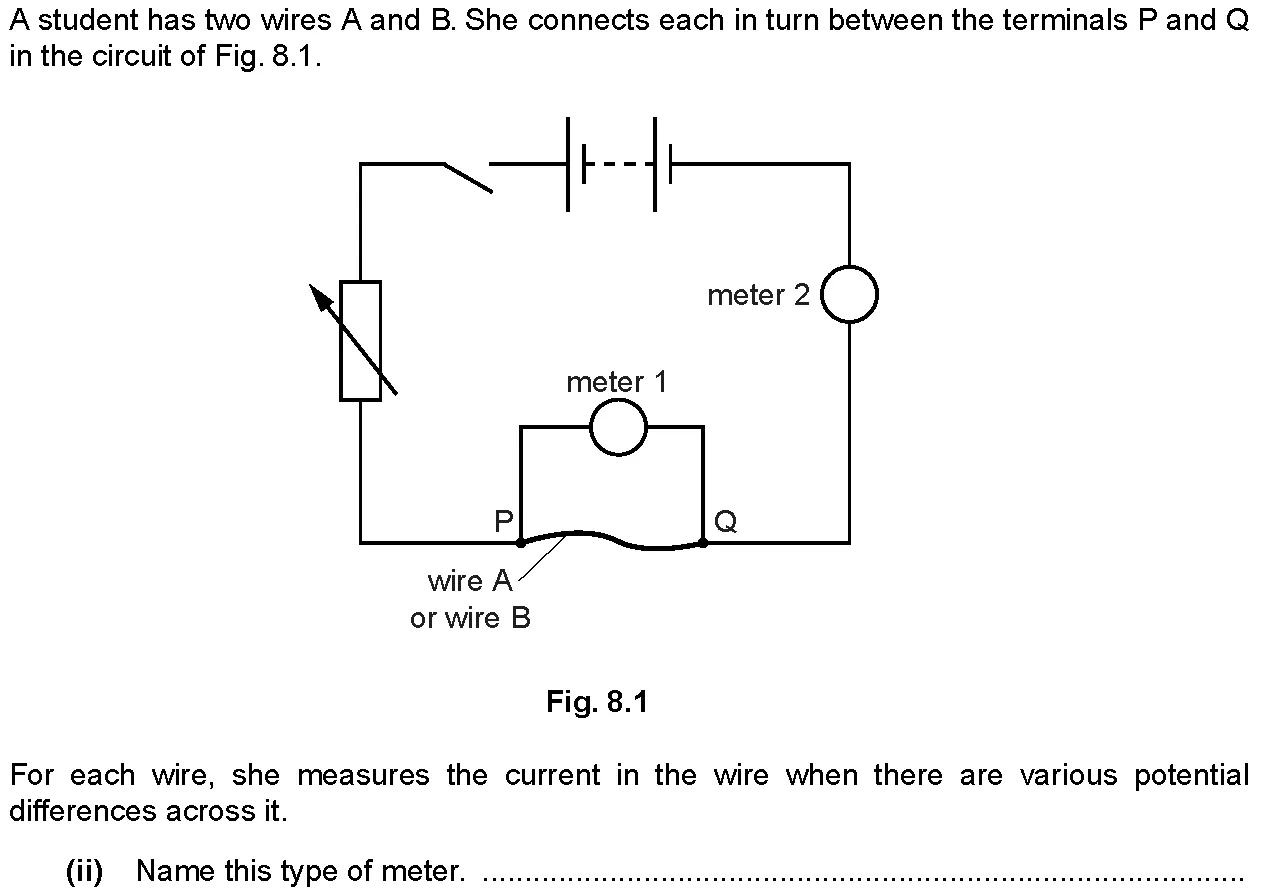 Checkpoint quiz written question 17 (a)(ii)