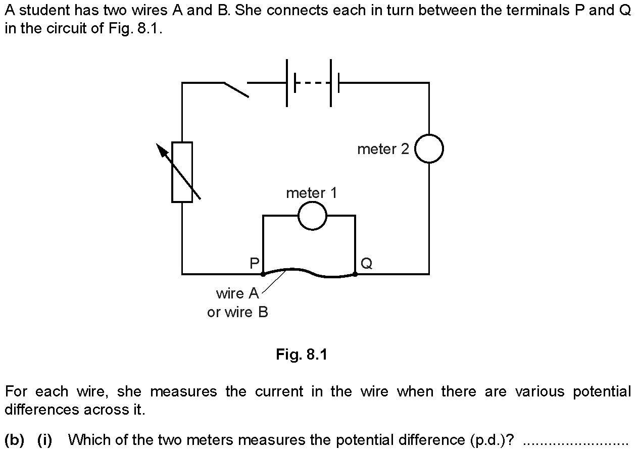 Checkpoint quiz written question 17 (b)(i)