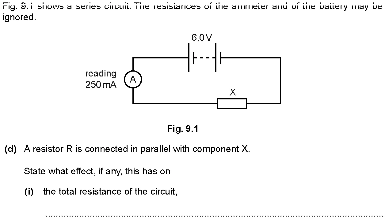 Checkpoint quiz written question 7 (d)(i)