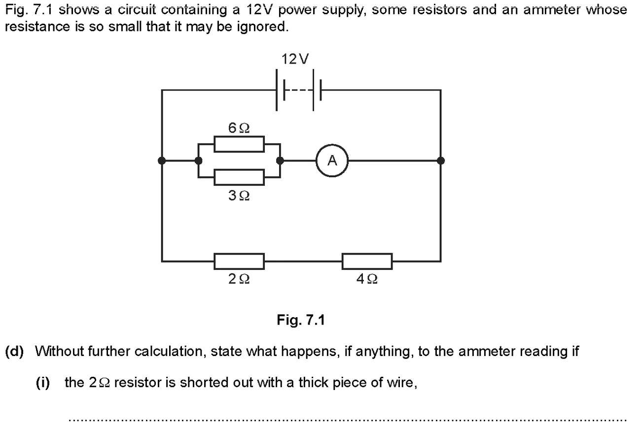 Checkpoint quiz written question 14 (d)(i)