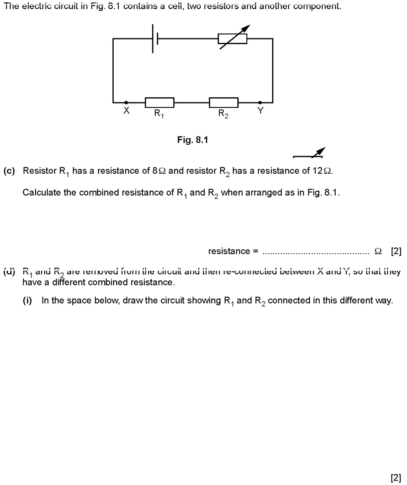 Checkpoint quiz written question 5 (c)(i)