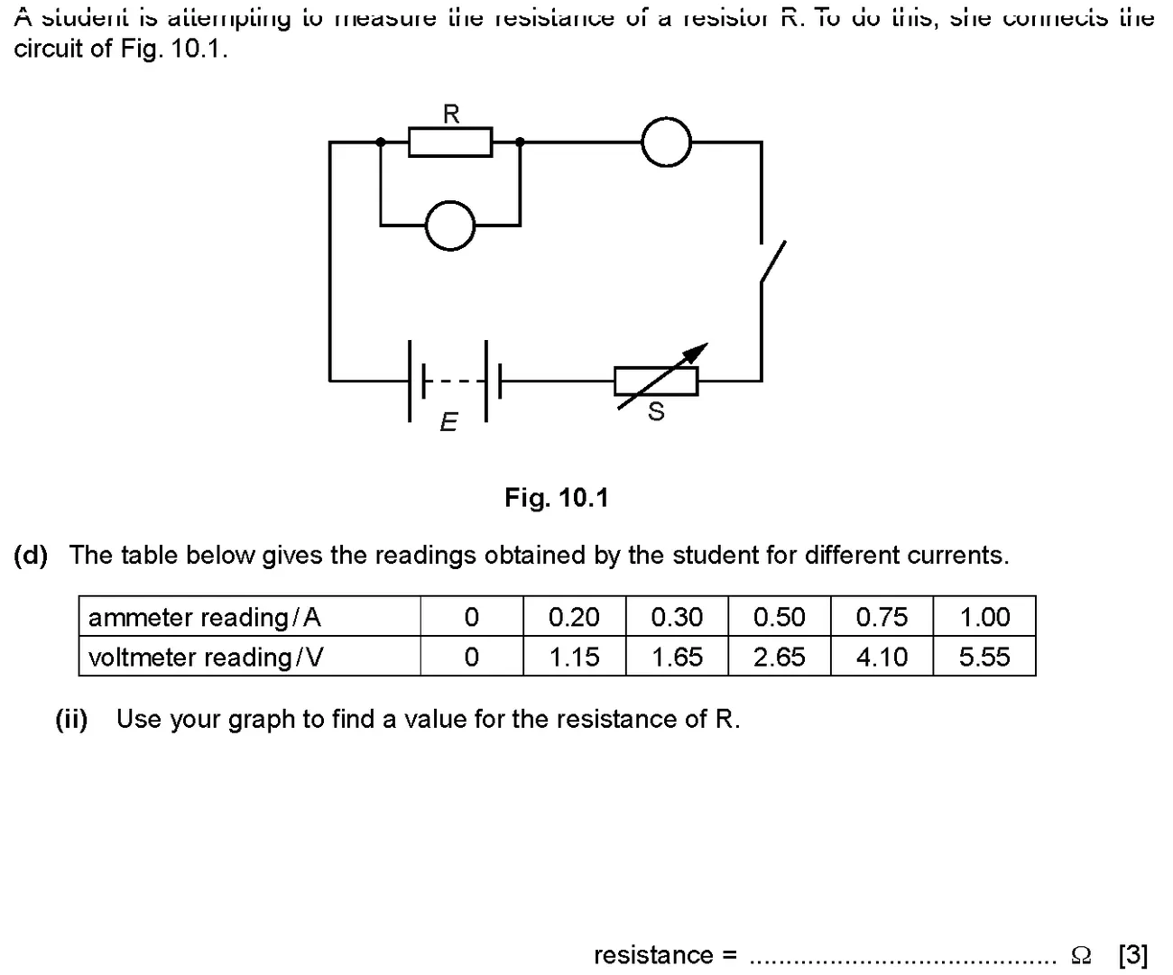 Checkpoint quiz written question 9 (d)(ii)
