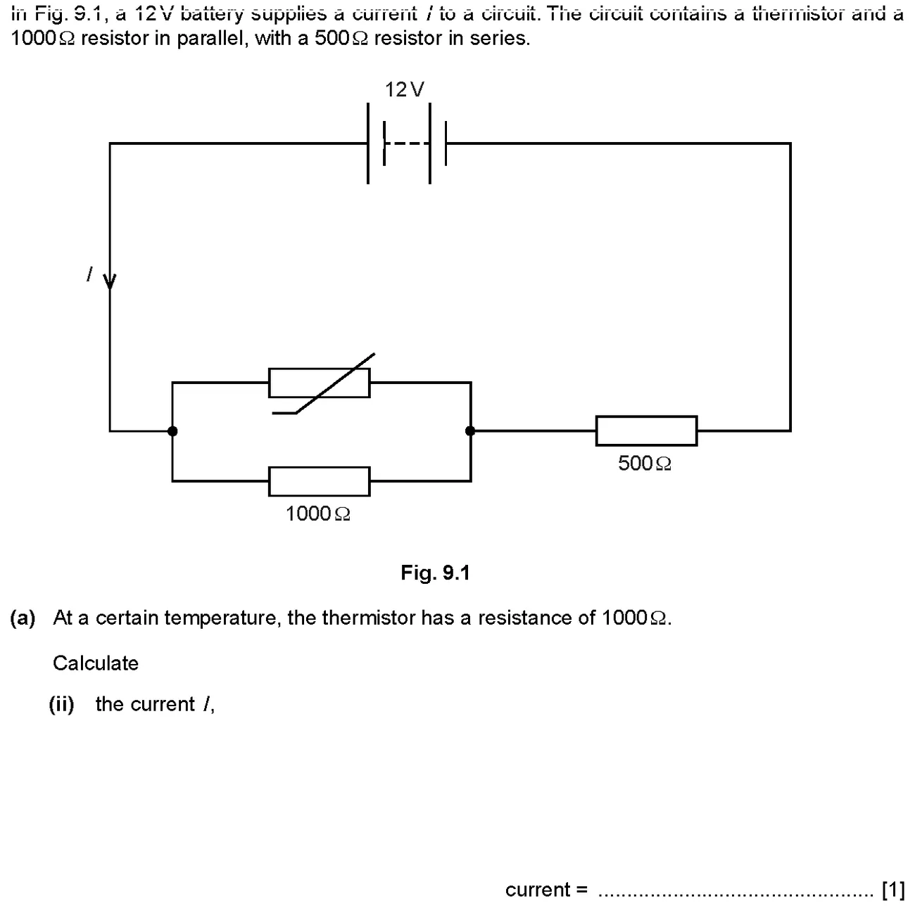 Checkpoint quiz written question 10 (a)(ii)