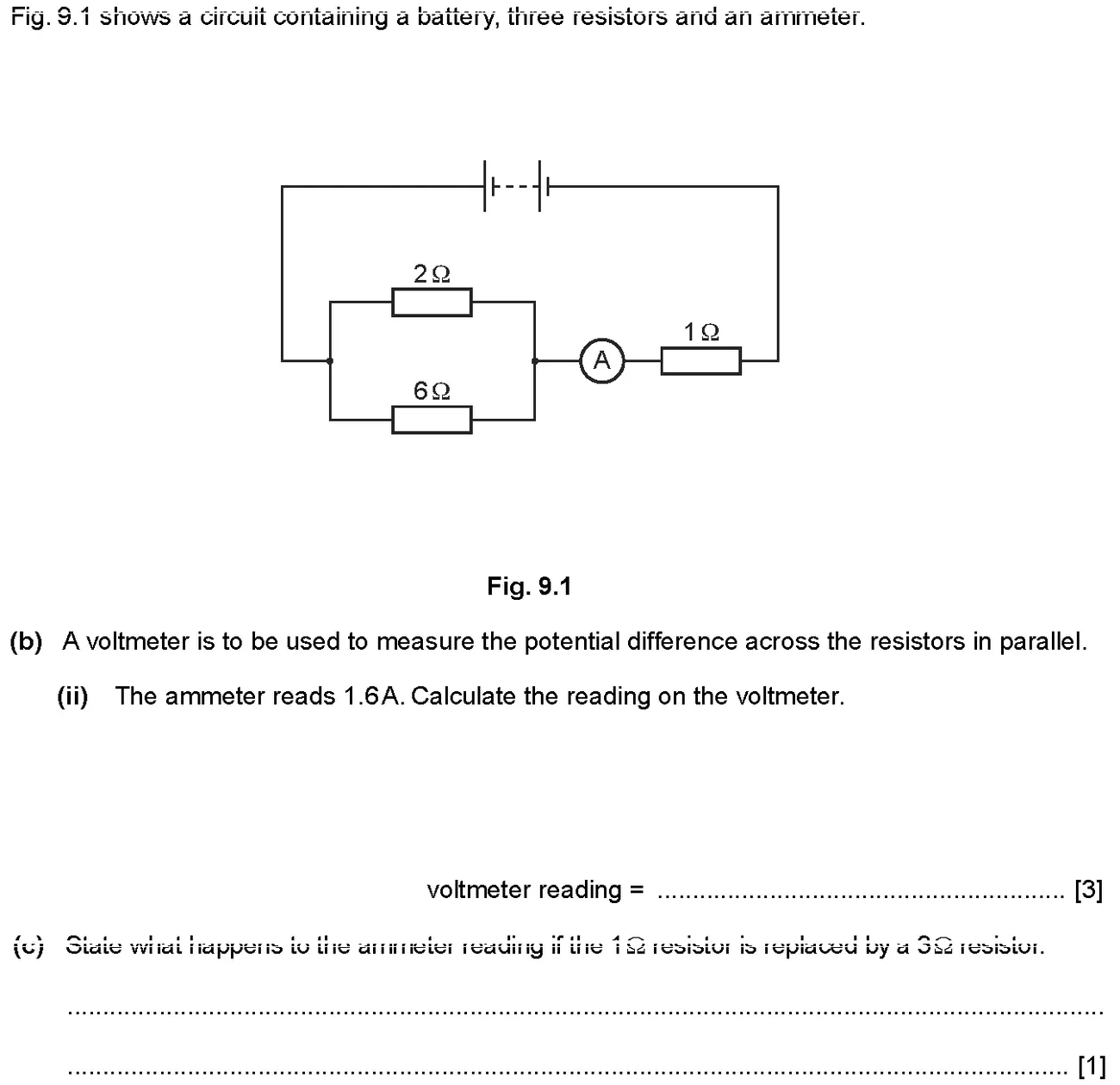 Checkpoint quiz written question 11 (b)(ii)