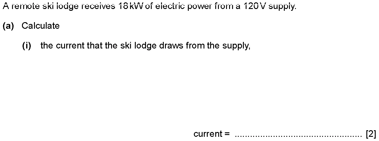Checkpoint quiz written question 4 (a)(i)