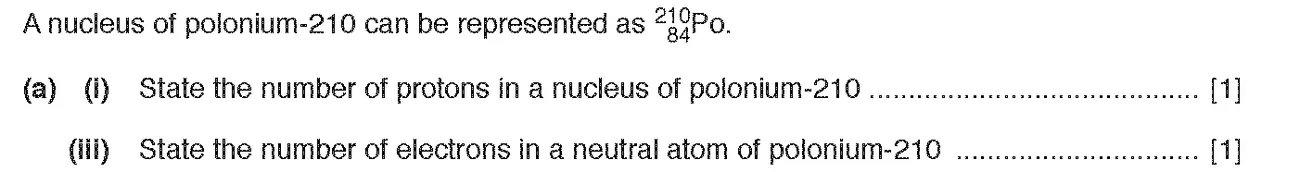 Checkpoint quiz written question 1 (a)(iii)