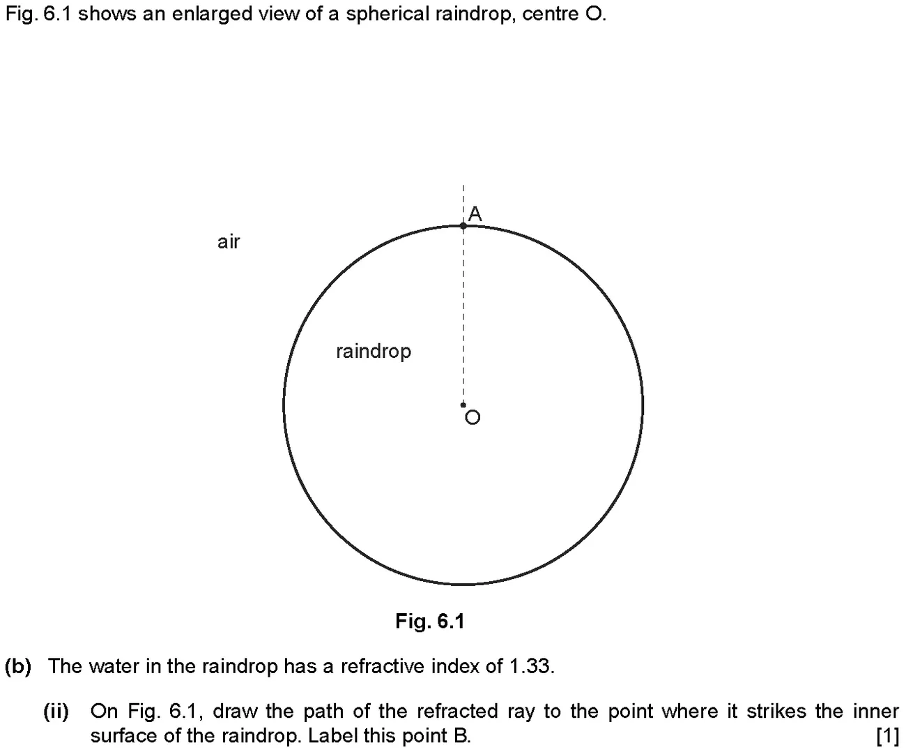 Checkpoint quiz written question 1 (b)(ii)