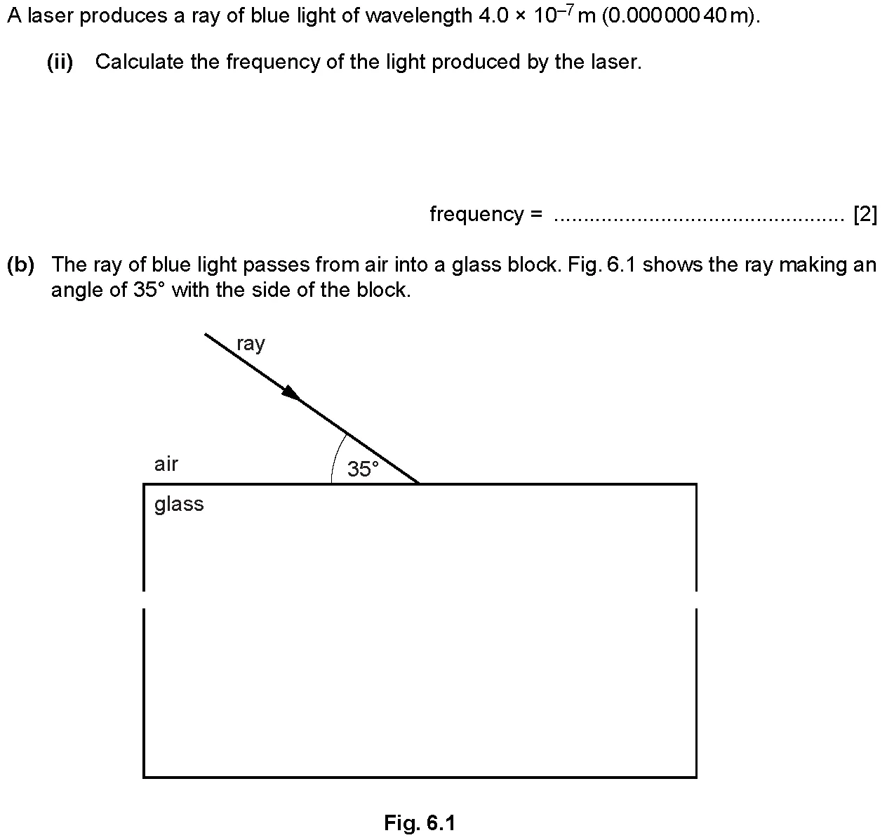 Checkpoint quiz written question 2 (a)(ii)