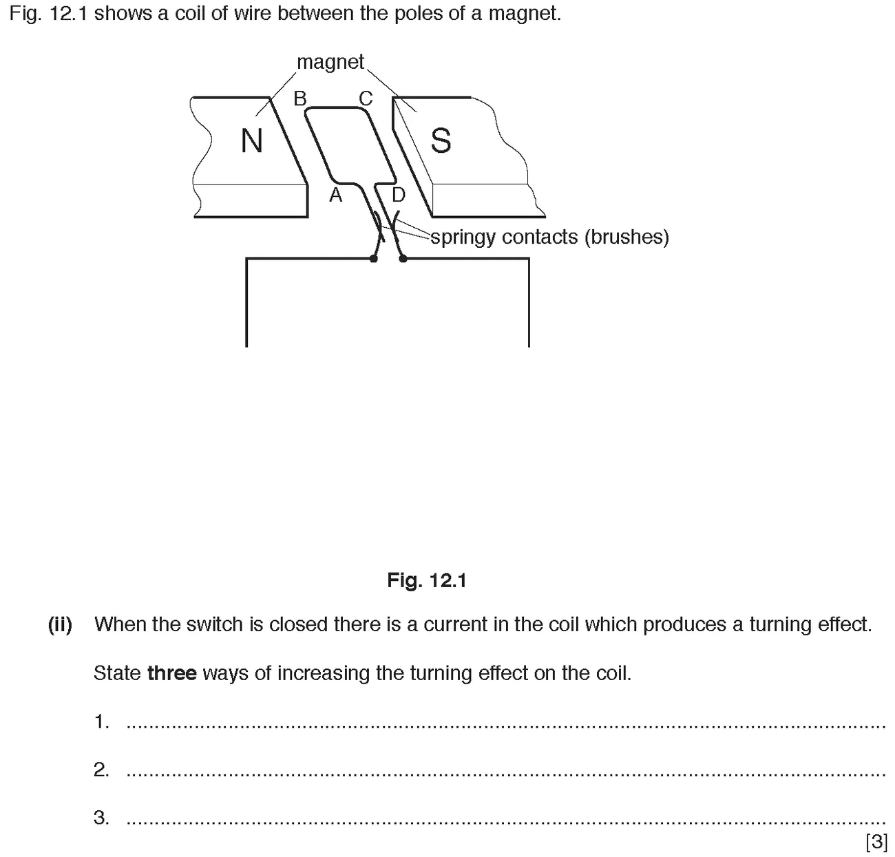 Checkpoint quiz written question 3 (a)(ii)