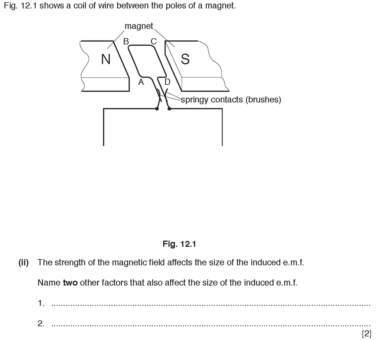 Checkpoint quiz written question 3 (b)(ii)