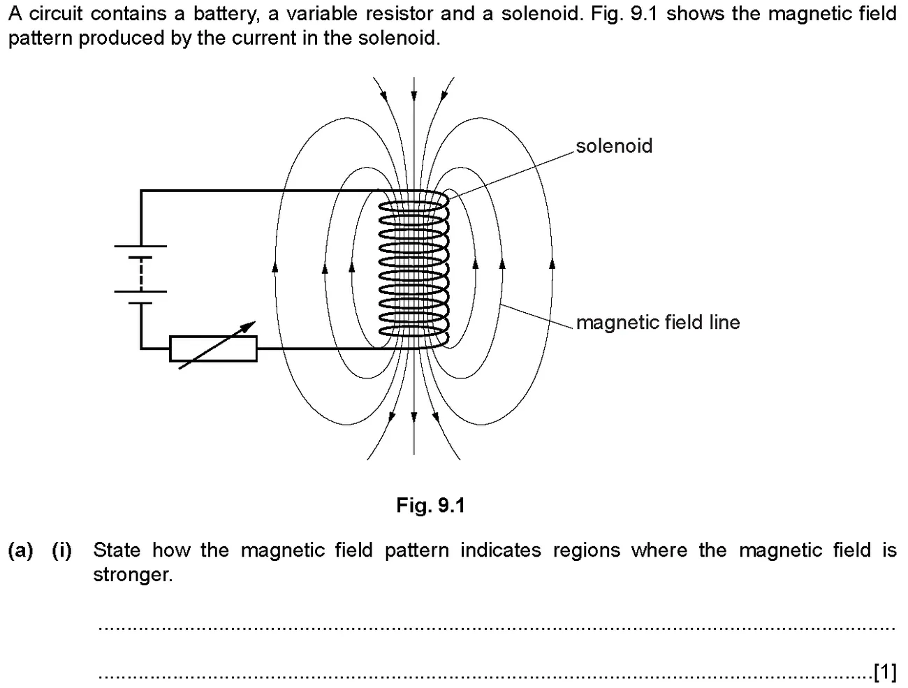 Checkpoint quiz written question 2 (a)(i)