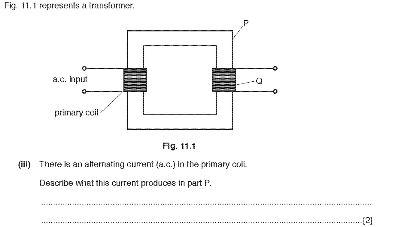 Checkpoint quiz written question 8 (a)(iii)