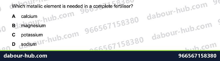 IGCSE Chemistry 10.2 Fertilisers - Question 1