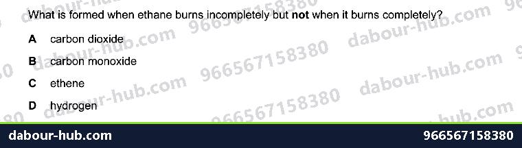 IGCSE Chemistry 10.4 Unit 10.4 - Question 1