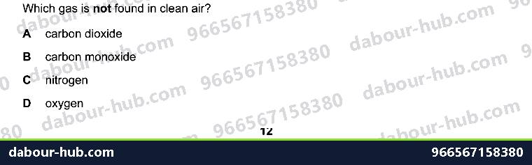 IGCSE Chemistry 10.4 Unit 10.4 - Question 4