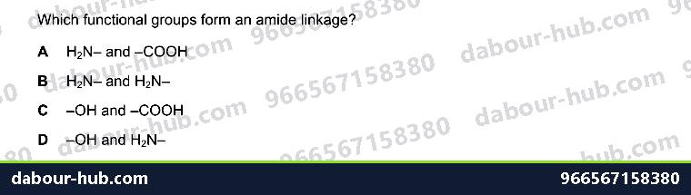 IGCSE Chemistry 11.1 Formulae and functional groups - Question 7