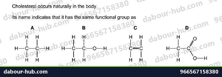 IGCSE Chemistry 11.1 Formulae and functional groups - Question 8
