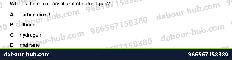 IGCSE Chemistry 11.4 Alkanes - Question 2