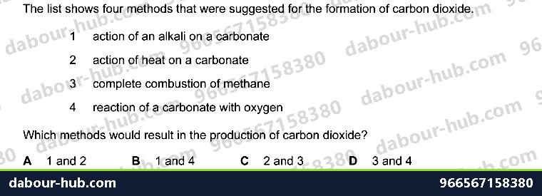 IGCSE Chemistry 11.4 Alkanes - Question 3