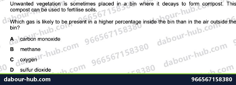 IGCSE Chemistry 11.4 Alkanes - Question 6
