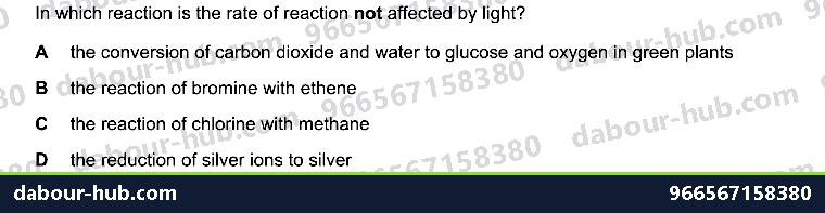 IGCSE Chemistry 11.4 Alkanes - Question 7