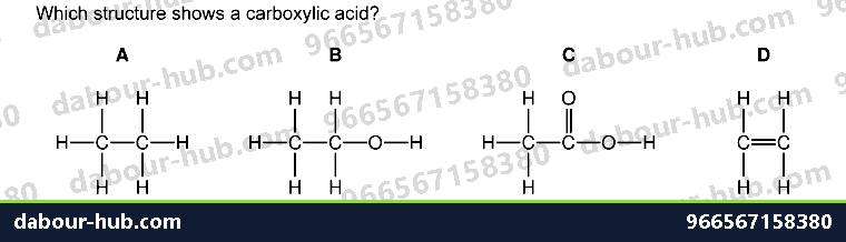 IGCSE Chemistry 11.7 Carboxylic acids - Question 2