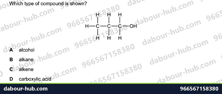 IGCSE Chemistry 11.7 Carboxylic acids - Question 3