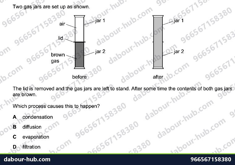 IGCSE Chemistry 1.5 Diffusion - Question 4