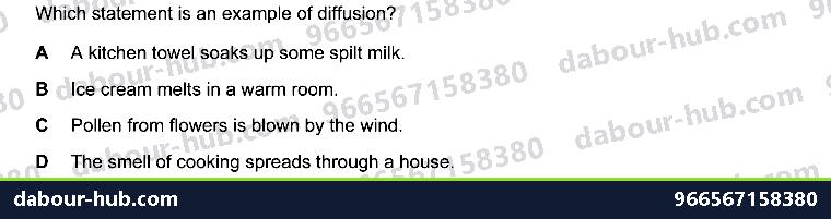 IGCSE Chemistry 1.5 Diffusion - Question 9