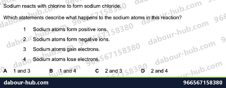 IGCSE Chemistry 2.4 Ions and ionic bonds - Question 6