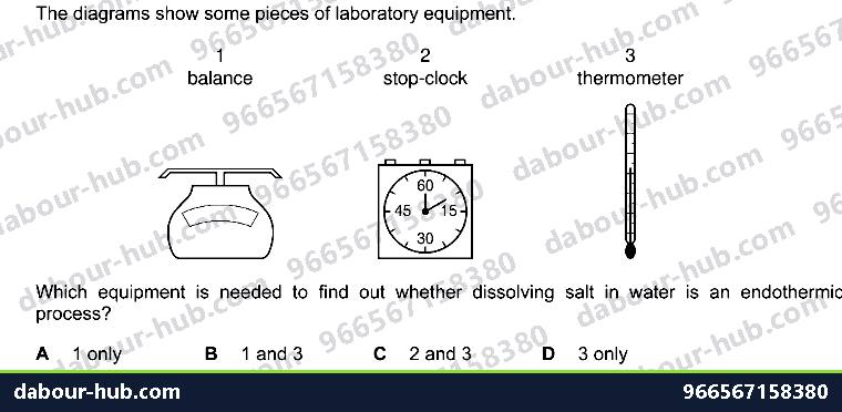 IGCSE Chemistry 5.1 Exothermic and endothermic reactions - Question 4